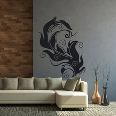 Wandtattoo Moderne Blume – Stilisiertes Blumenmotiv in moderner Linienführung - Sunnywall - Individualität trifft Design