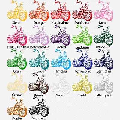 Wandtattoo Motorrad Seitenansicht – Stylisches Bike als Wanddeko für Biker - Sunnywall - Individualität trifft Design