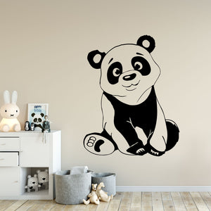 Wandtattoo Panda Kinderzimmer Niedliches Tiermotiv für kleine Entdecker - Sunnywall - Individualität trifft Design
