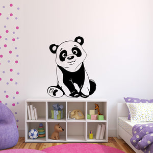 Wandtattoo Panda Kinderzimmer Niedliches Tiermotiv für kleine Entdecker - Sunnywall - Individualität trifft Design