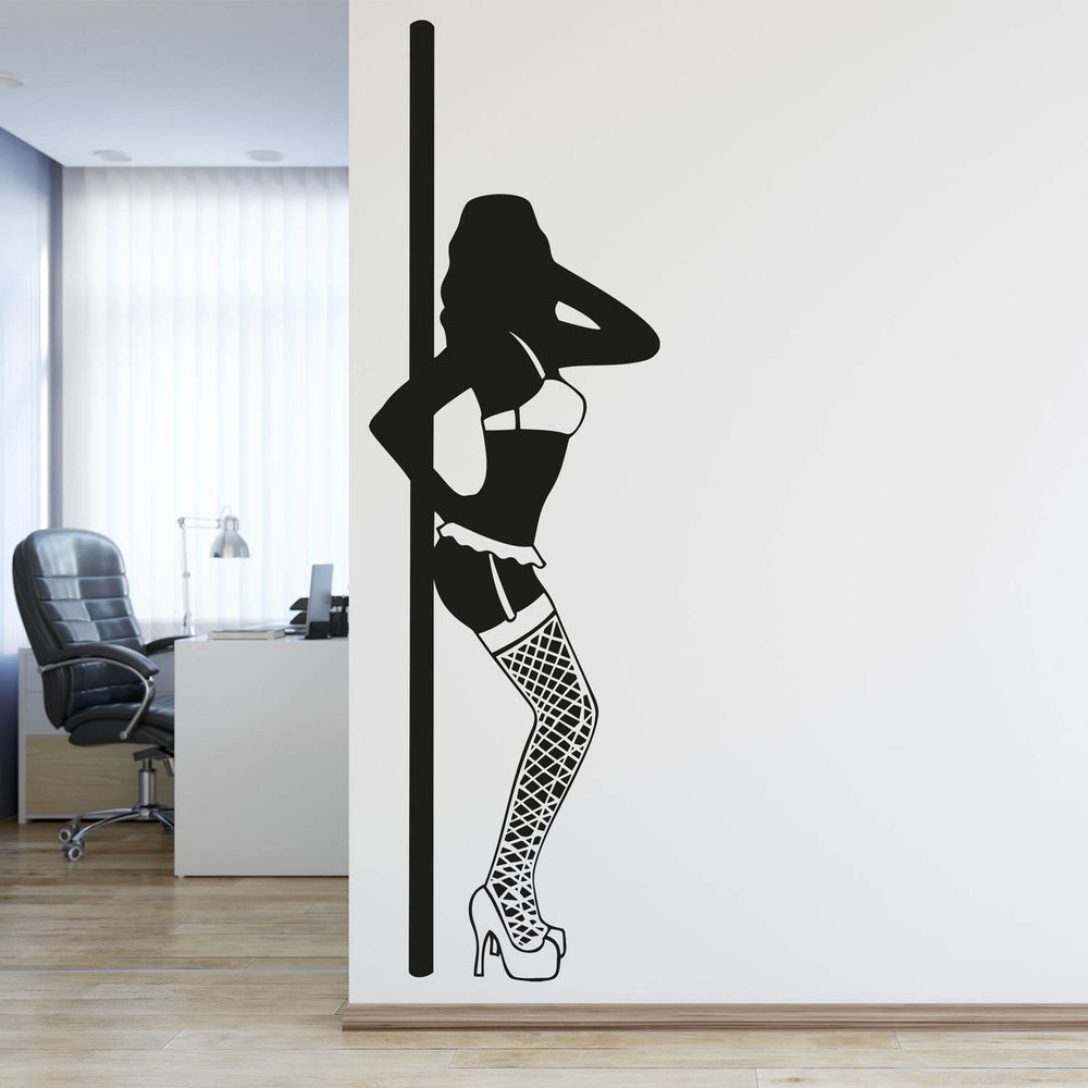 Wandtattoo Poledance Sinnliche Tänzerin als stilvolle Wanddekoration - Sunnywall - Individualität trifft Design