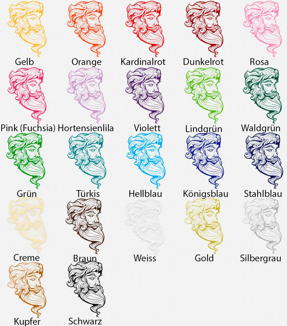 Wandtattoo Poseidon Maritimer Wandaufkleber für Bad und Wohnbereich - Sunnywall - Individualität trifft Design