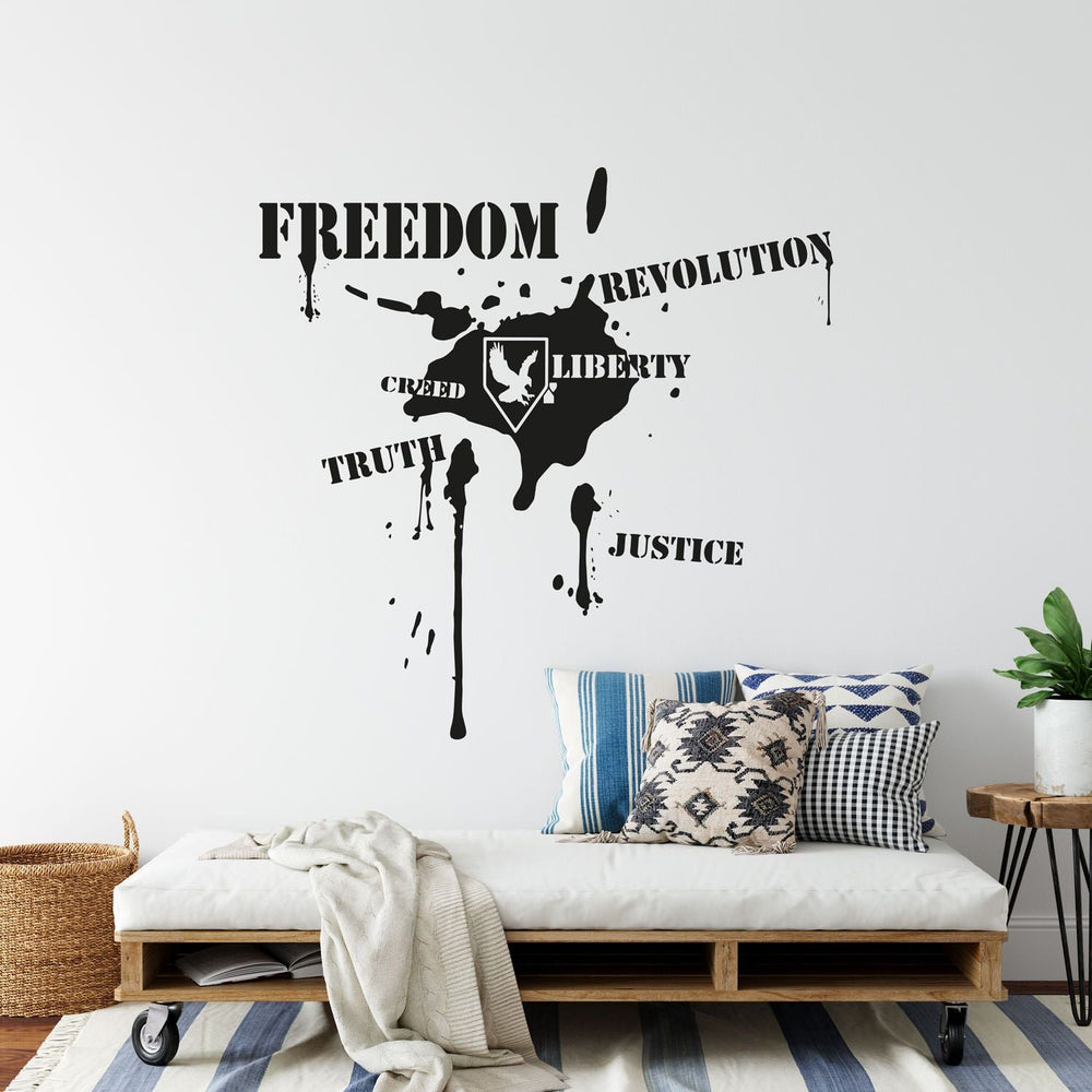 Wandtattoo Revolution – Ausdrucksstarkes Motiv für Freiheit & Veränderung - Sunnywall - Individualität trifft Design