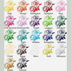 Wandtattoo Rose – Elegantes Rosenmotiv für stilvolle Wandgestaltung - Sunnywall - Individualität trifft Design