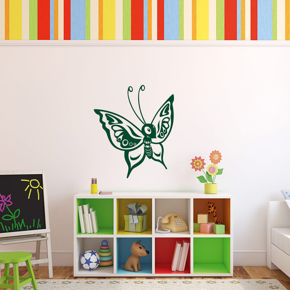 Wandtattoo Schmetterling Kinderzimmer Zarter Farbtupfer für traumhafte Räume - Sunnywall - Individualität trifft Design