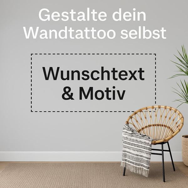 Wandtattoo selbst gestalten mit Sunnywall Designer - Sunnywall - Individualität trifft Design