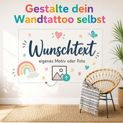 Wandtattoo selbst gestalten – Wunschtext, Motiv & Foto im Sunnywall Designer - Sunnywall - Individualität trifft Design