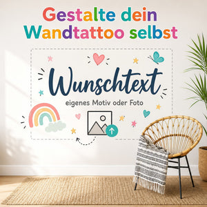 Wandtattoo selbst gestalten – Wunschtext, Motiv & Foto im Sunnywall Designer - Sunnywall - Individualität trifft Design