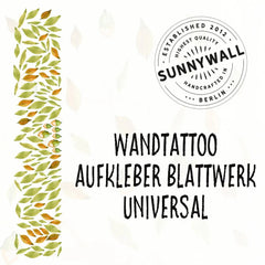 Wandtattoo Set Blattwerk mit Eicheln | Ergänzungs-Set Universal | zur Ergänzung von Wandtattoos aus dem Sunnywall-Shop - Sunnywall - Individualität trifft Design