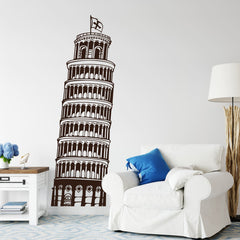 Wandtattoo Skyline Pisa Panorama Italien Schiefer Turm - Sunnywall - Individualität trifft Design