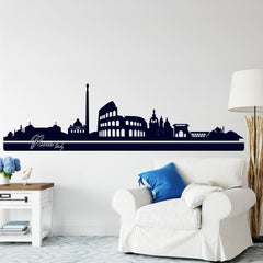 Wandtattoo Skyline Rom – Klassische Wanddeko mit italienischem Flair - Sunnywall - Individualität trifft Design
