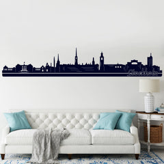 Wandtattoo Skyline Stockholm Skandinavisches Stadtmotiv für moderne Wände - Sunnywall - Individualität trifft Design