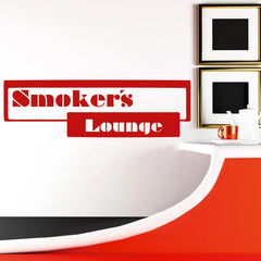 Wandtattoo Smokers Lounge – Stilvoller Schriftzug für den Raucherbereich - Sunnywall - Individualität trifft Design