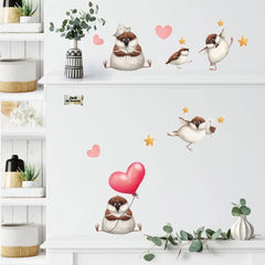 Wandtattoo Spatz Kinderzimmer - Jack the Sparrow - Baby Wandaufkleber - Sunnywall - Individualität trifft Design