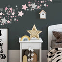 Wandtattoo Sterne – Buntes A4 Sticker Set mit 2 Bögen in verschiedenen Größen - Sunnywall - Individualität trifft Design