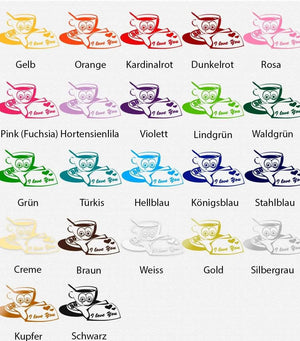 Wandtattoo Tasse Liebe – Liebevolle Deko mit Herz und Briefmotiv - Sunnywall - Individualität trifft Design