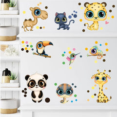 Wandtattoo Tropische Tiere Kinderzimmer Wandaufkleber Sticker Set - Sunnywall - Individualität trifft Design
