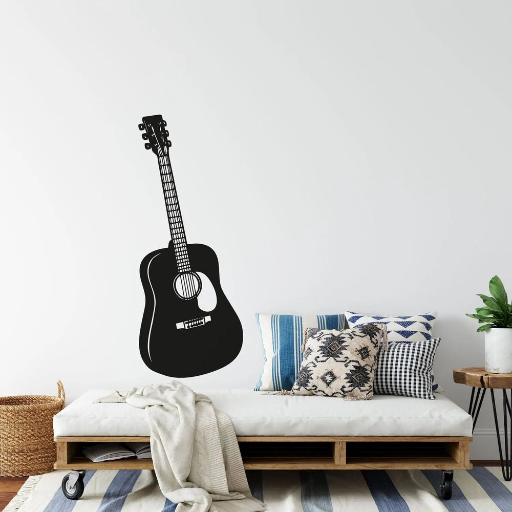 Wandtattoo Western Gitarre – Für alle, die Musik im Herzen tragen - Sunnywall - Individualität trifft Design