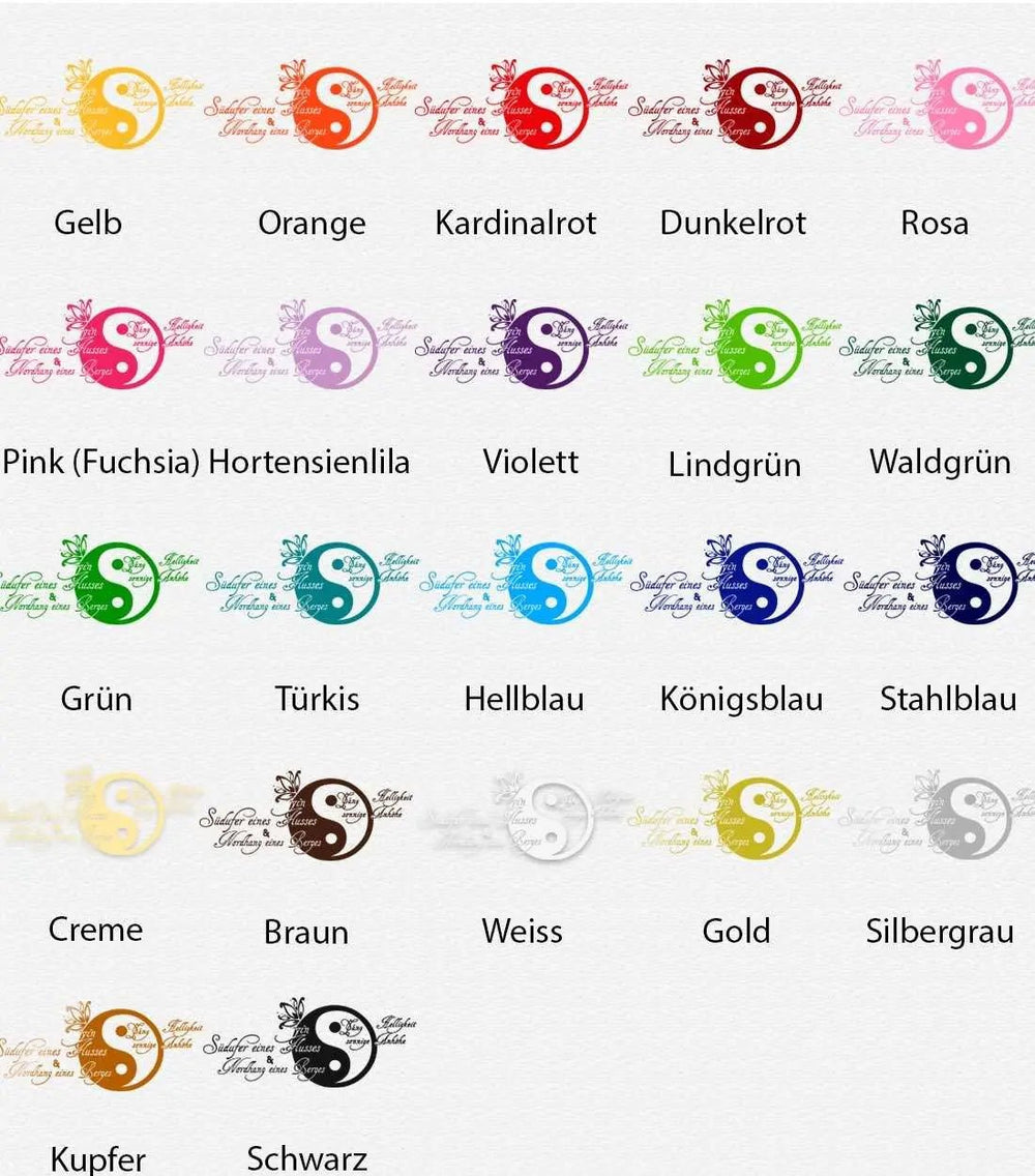 Wandtattoo Ying Yang – Harmonisches Symbol für Ausgleich & Balance - Sunnywall - Individualität trifft Design