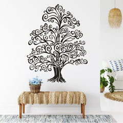 Wandtattoo Zauberbaum Mystischer Baum mit geschwungenen Ästen - Sunnywall - Individualität trifft Design